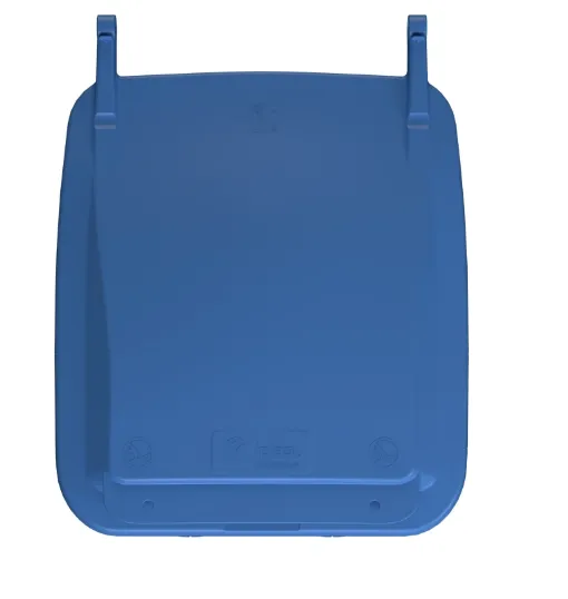 Крышка для мусорного контейнера 240 л с осями для крепления iPlast 21.058.63.PE