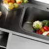 Ванна моечная цельнотянутая закрытая односекционная с рабочей поверхностью КОБОР ВМЦЗР/1-120/60